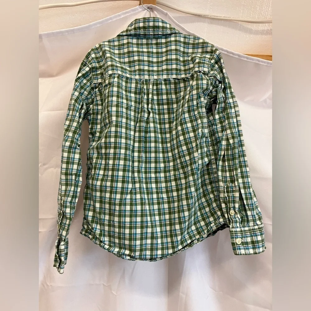 Carter's Plaid Shirts - Navy and Green - Picture 7 of 7